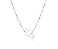 Letter G Silver Necklace SPE-5521